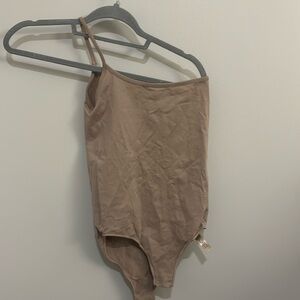 One shoulder body suit